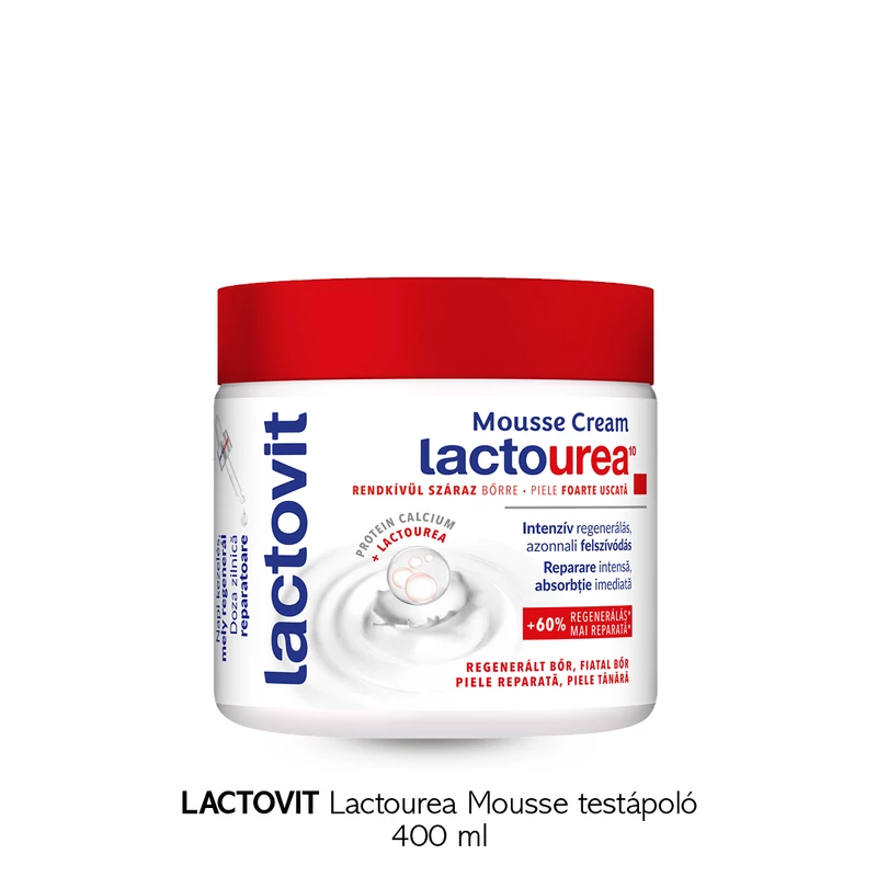LACTOVIT Lactourea Mousse testápoló 400 ml
