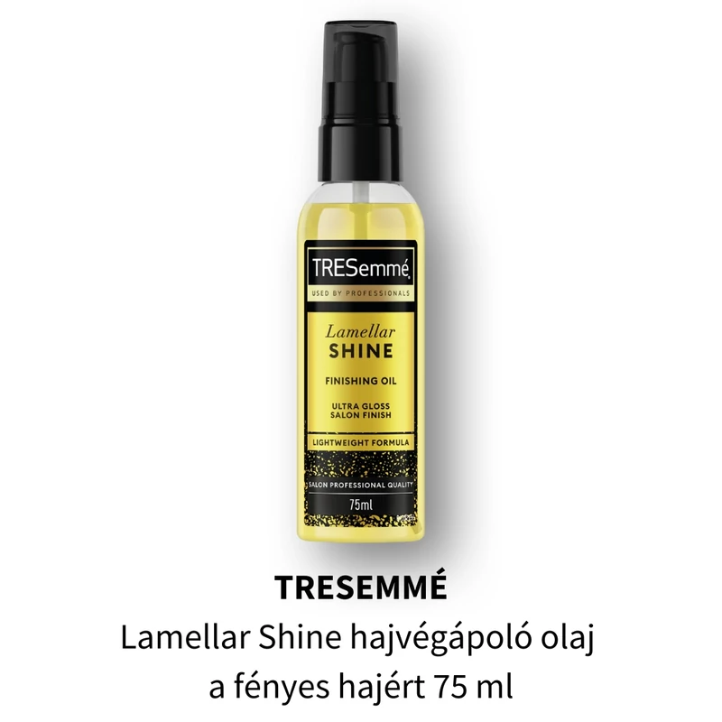 TRESEMMÉ Lamellar Shine hajvégápoló olaj a fényes hajért