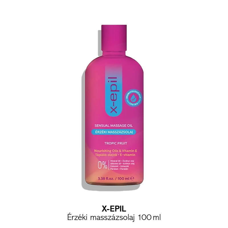 X-EPIL érzéki masszázsolaj 100ml
