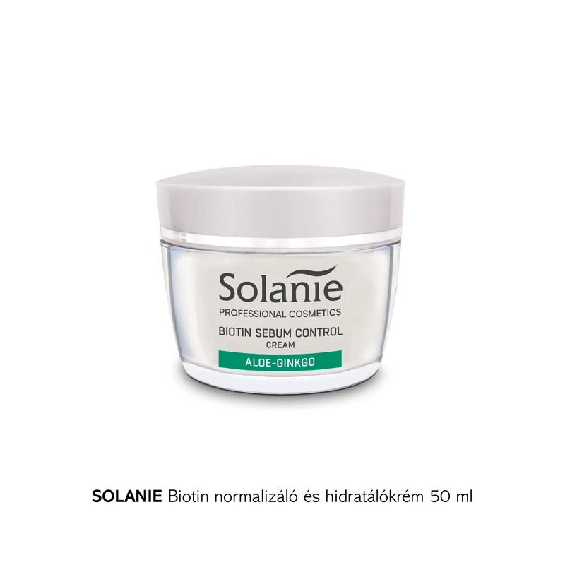 Solanie Biotin normalizáló és hidratáló krém 