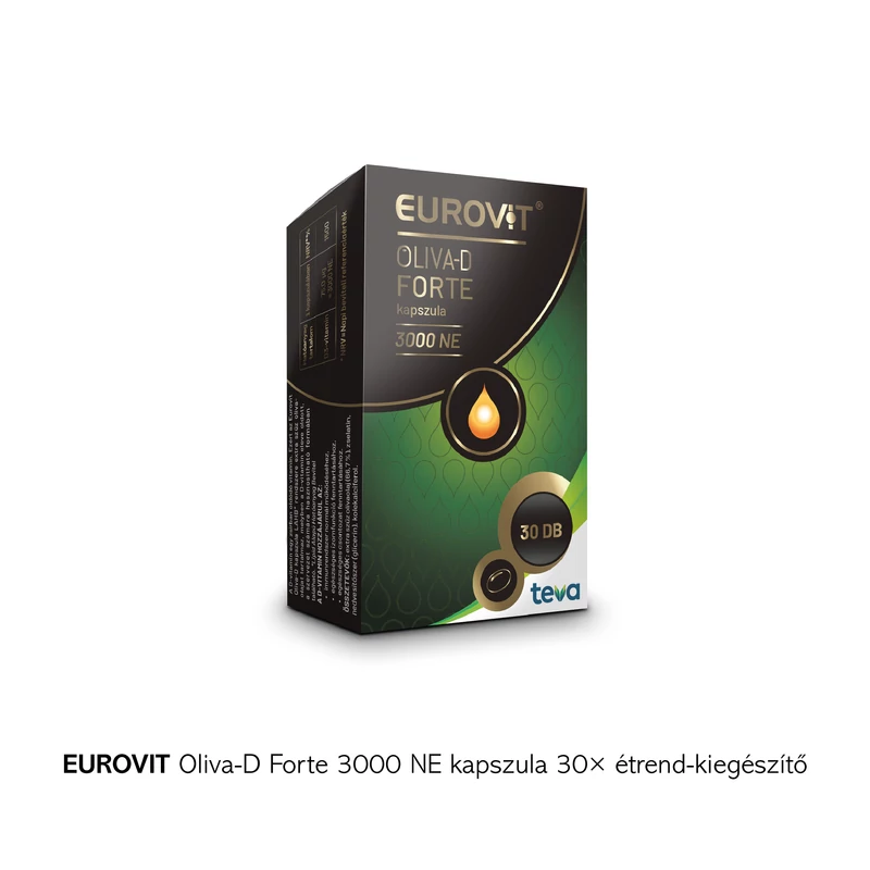 Eurovit Oliva-D Forte 3000 NE kapszula 