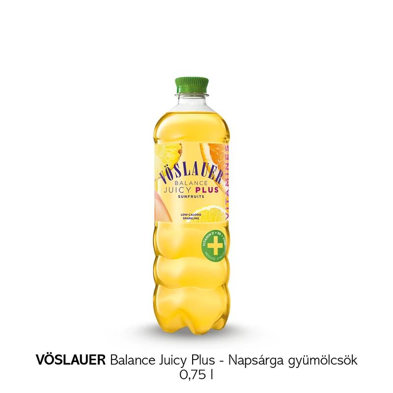 VÖSLAUER Balance Juicy Plus - Napsárga gyümölcsök 0,75 l